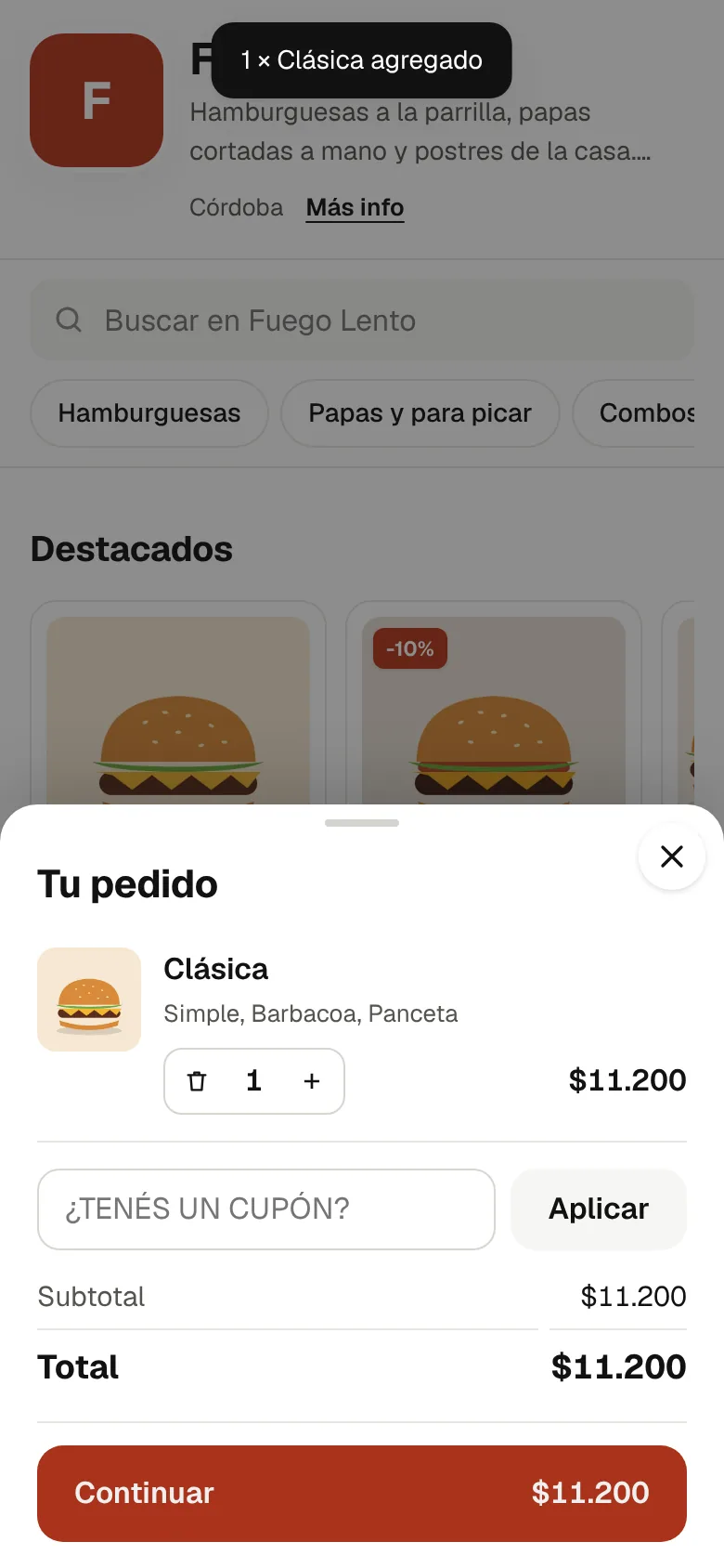 Confirma el pedido: Se guarda en tu panel con un número antes de que se abra WhatsApp o Mercado Pago. Ningún pedido queda solo en un chat.